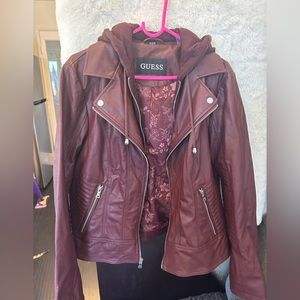 SOLD Guess leather Jacket